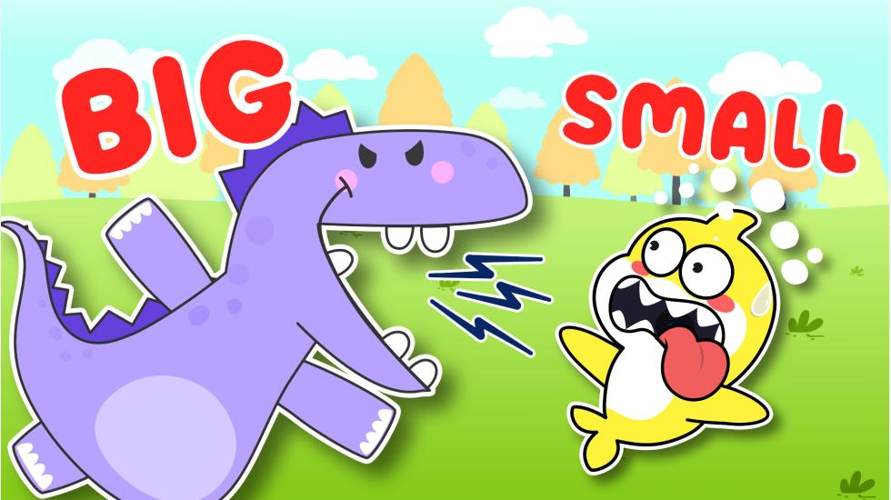 Small And Big - Learn Opposites With Baby Shark (Baby Shark Series-2D)