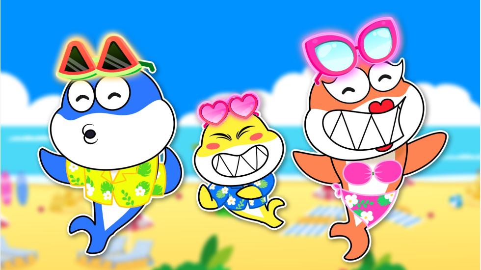 Baby Shark Summer Remix-Baby Shark Song (Baby Shark Series-2D)