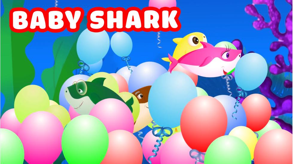 Baby shark - Balloons | Kids Songs and Nursery Rhymes