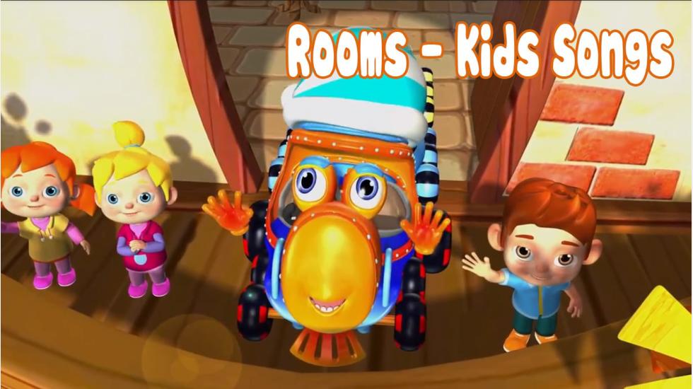 LaLa Schools Episode 14 | Rooms - Kids Songs
