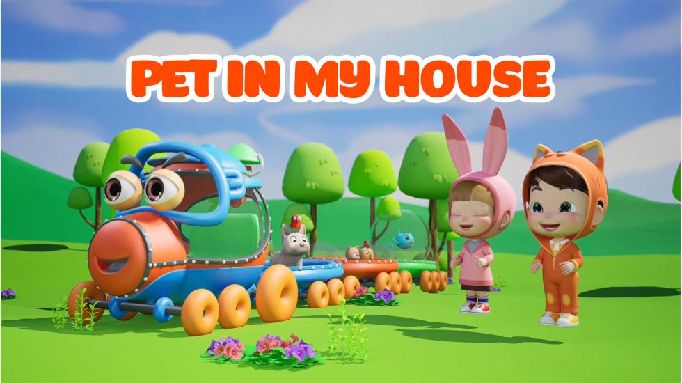 Pet in my house-Lala train 3D