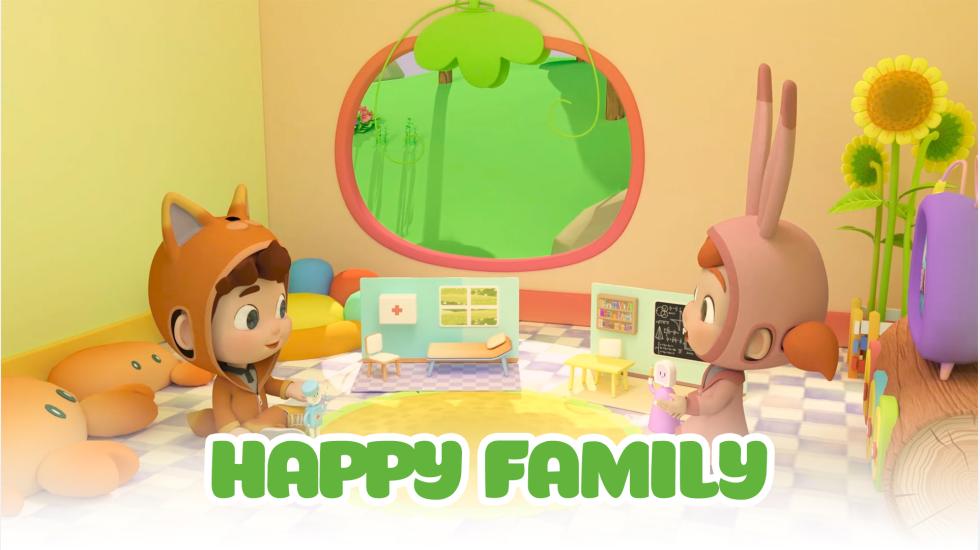 Happy family-Lala train 3D