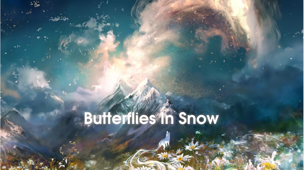 Butterflies _ In Snow