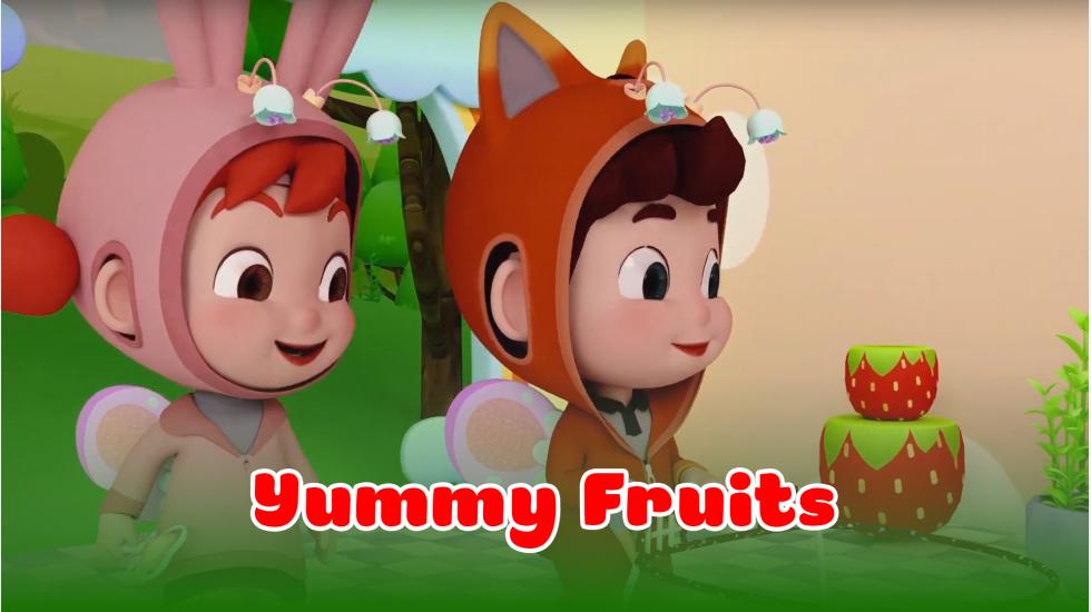 Yummy Fruits - Lala Train 3D