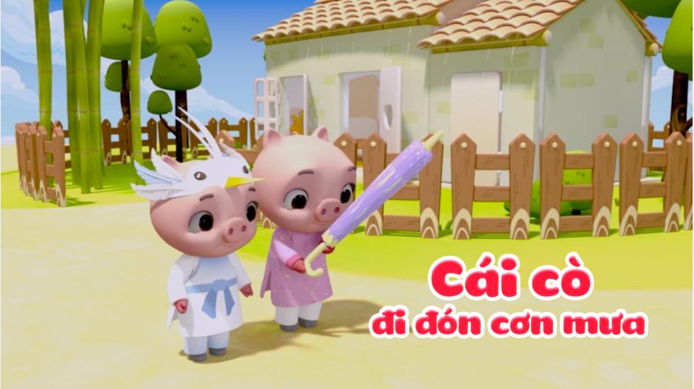 Cái Cò Đi Đón Cơn Mưa - Đồng Dao 3D