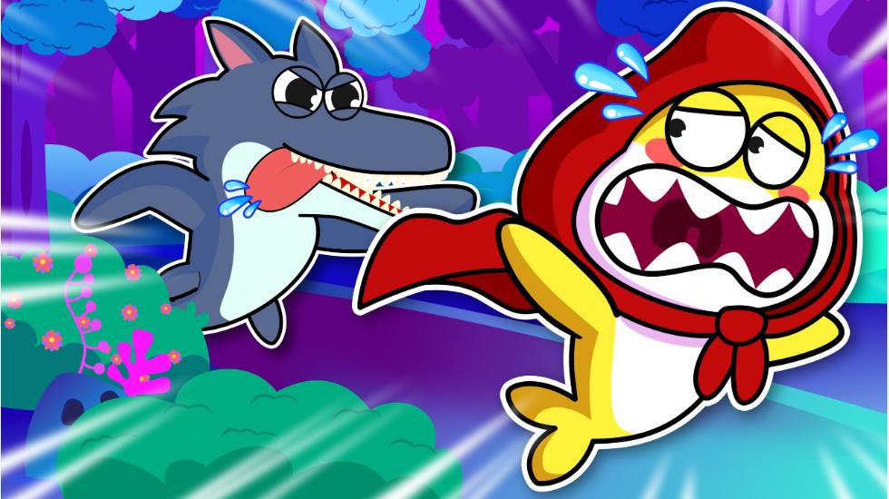 Baby Shark Little Red Riding Hood- Baby Shark Story Baby Shark Song (Baby Shark Series-2D)