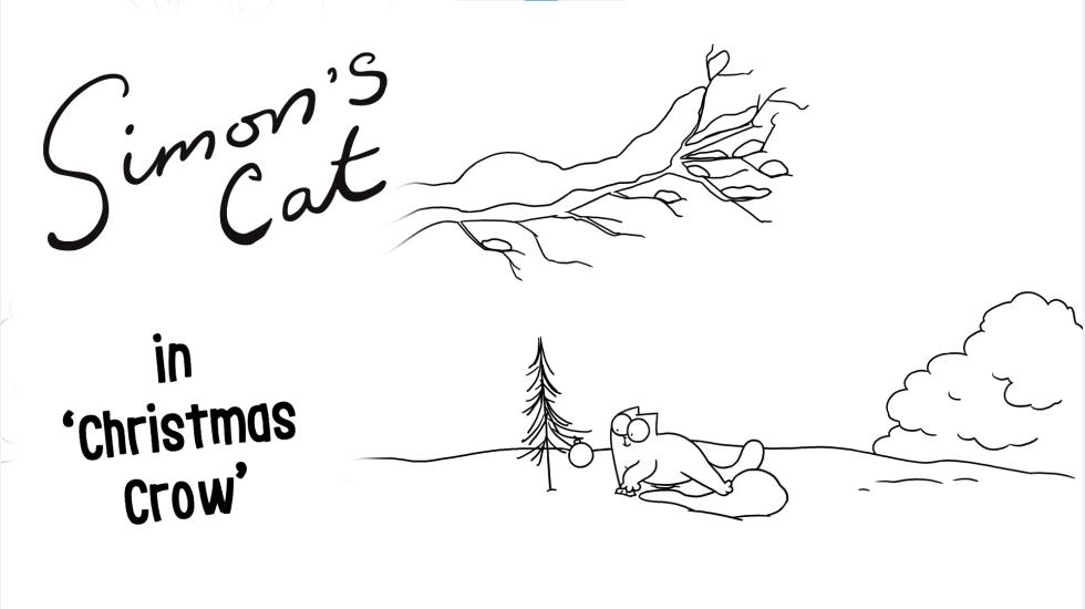 SimonsCat2019_EP11_ChristmasCrow