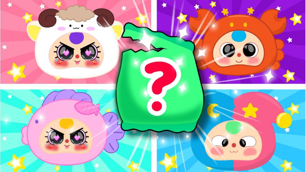 What's Inside The Blind Bag! Baby Three's Surprise Toy Op (Baby Shark Series-2d)