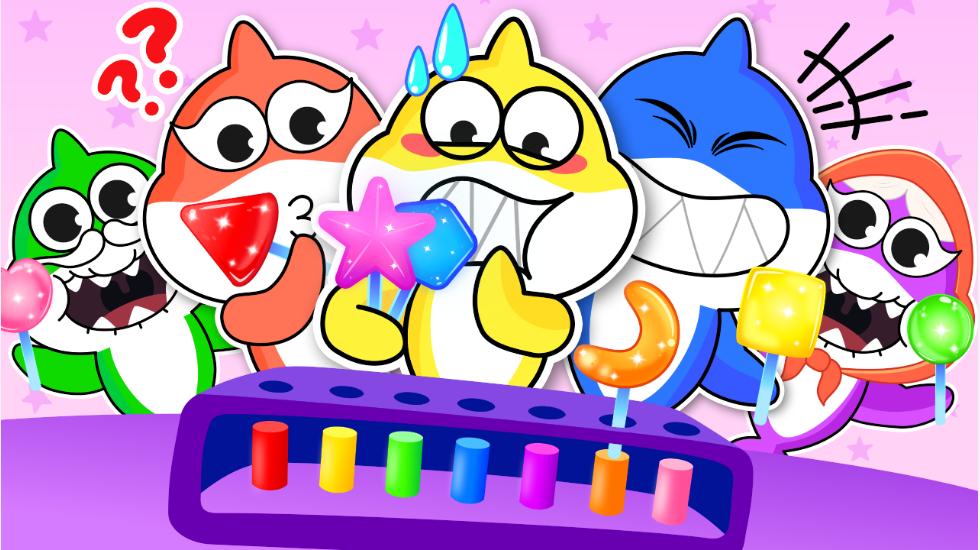 Baby Shark Guess Colors Get Lolipop (Baby Shark Series-2d)