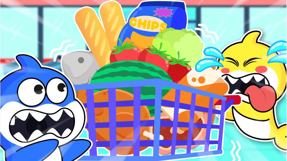 To Market To Market Baby Shark Goes To The Market (Baby Shark Series-2d)