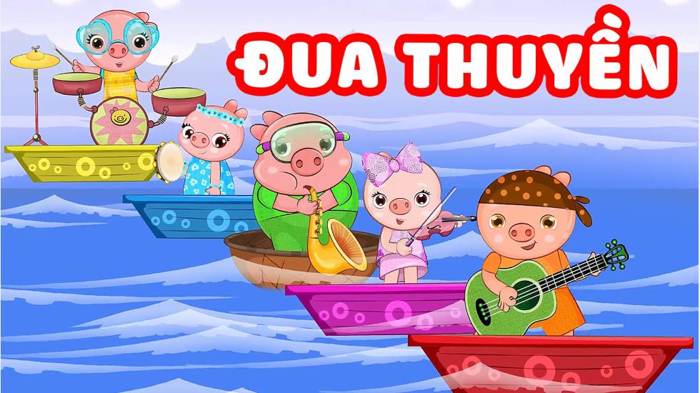 Đua thuyền | Ban Nhạc Ủn Ỉn - Ca Nhạc Thiếu Nhi Vui Nhộn Hay Nhất 2020