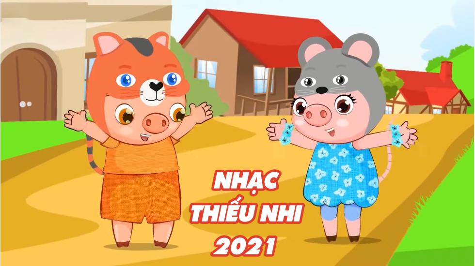 Nhạc Thiếu Nhi 2021 - Khúc Hát Đôi Bàn Tay, Mèo Đuổi Chuột - Nhạc Thiếu Nhi Vui Nhộn Sôi Động Hay