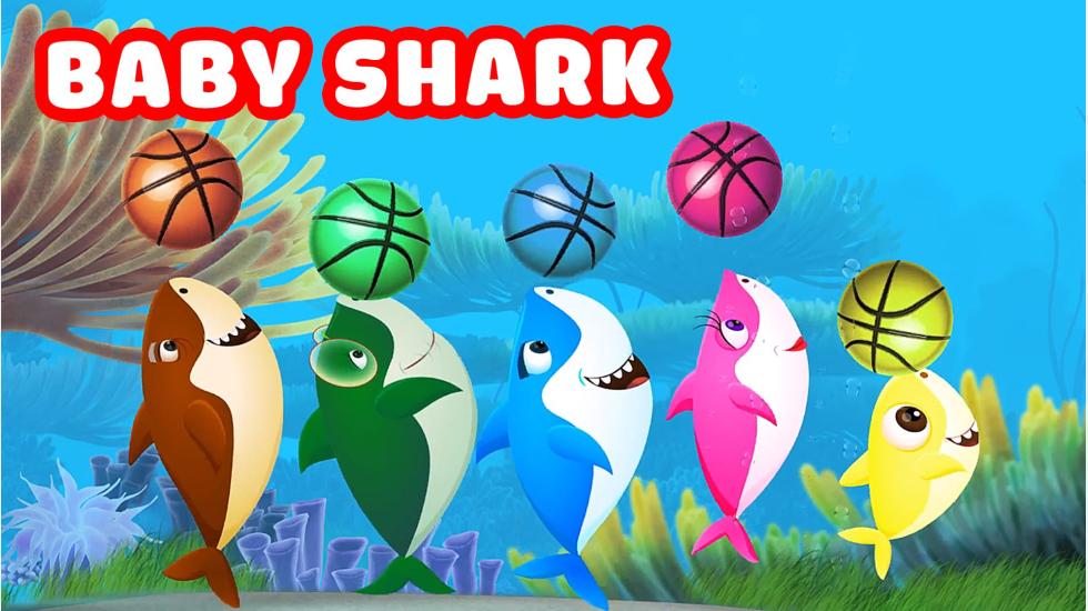 Baby shark - Basketball | Kids Songs and Nursery Rhymes