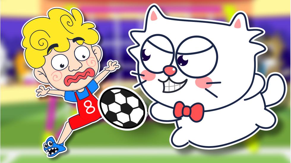 Baby Cat_Football_ Turf Battle Ding Dong vs. Kitten - Clash for the Championship!