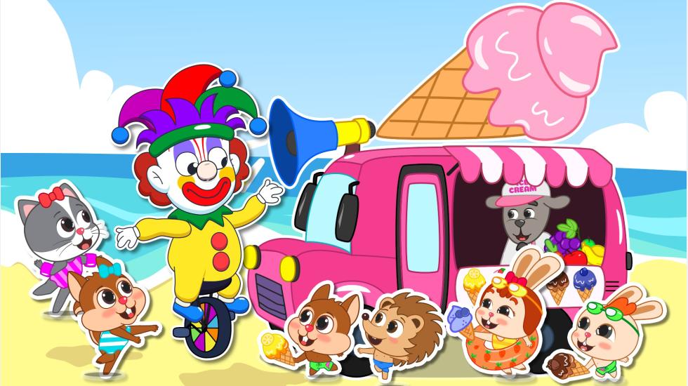 The clown has made my day- Beach Clown Show for Kids!