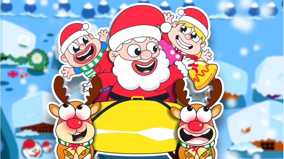 Jingle Bell Songs For Children- Give Gifts With Santa Claus