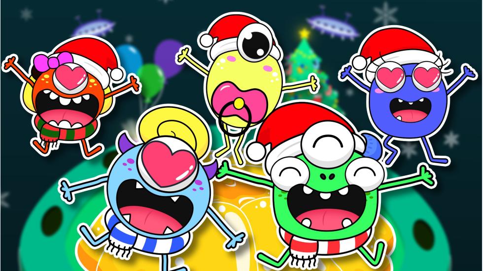 File Little Aliens Jumping On The Bed-Merry Christmas-Baby Songs Nursery Rhymes (Dự Án Nhím)
