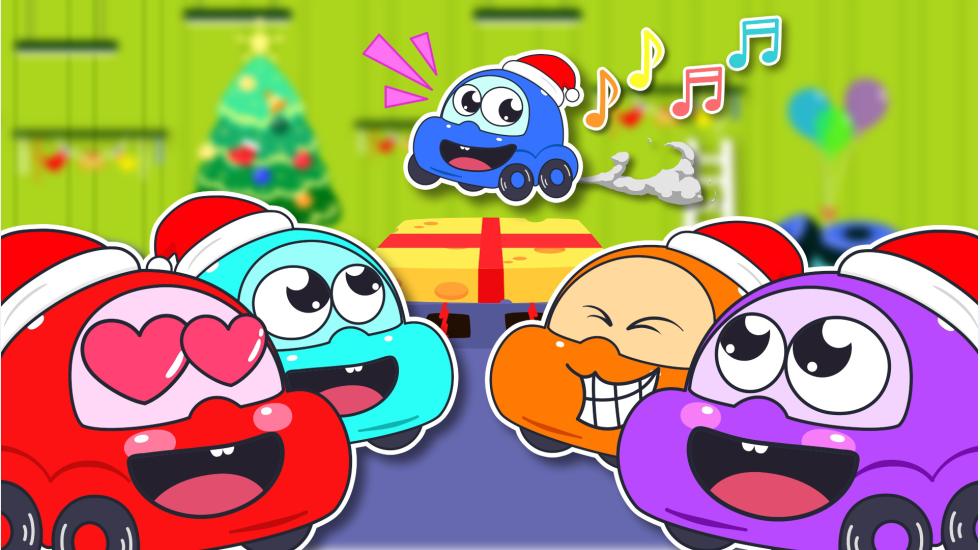 Five Litlle Car-Merry Christmas-2D Billions-Kidsongs Nursery Rhymes (Dự Án Nhím)