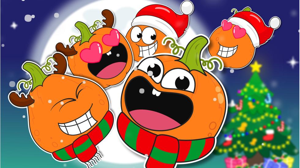 Five Little Pumpkins Jumping On The Bed- Christmas Song For Kids (Dự Án Nhím) Five Little Pumpkins Jumping On The Bed- Christmas Song For Kids (Dự Án Nhím)