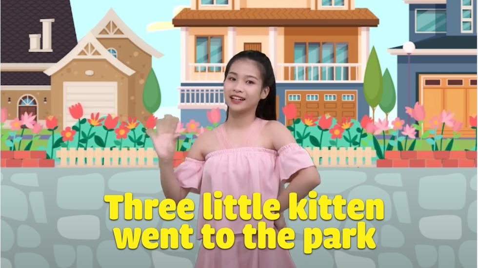 Three little kitten went to the park - Cao Lê Hà Trang | CA NHẠC THIẾU NHI HAY NHẤT 2020
