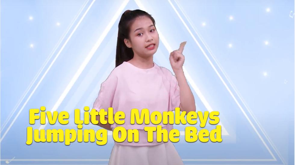 Five Little Monkeys Jumping On The Bed - Cao Lê Hà Trang | CA NHẠC THIẾU NHI HAY NHẤT 2020
