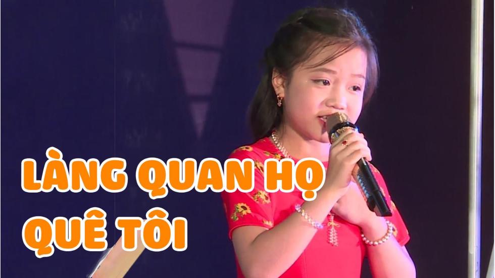 Bé Tú Thanh 7 tuổi xinh đẹp, hát quan họ Bắc Ninh khiến vạn người mê - Làng Quan Họ Quê Tôi